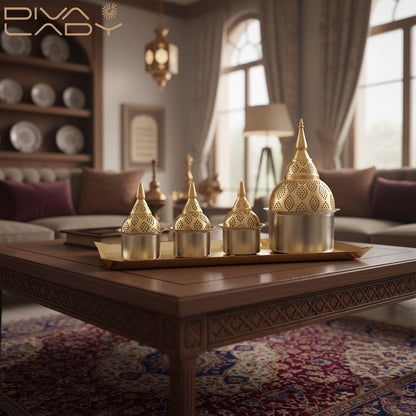 مجموعة تقديم ٤ اطباق