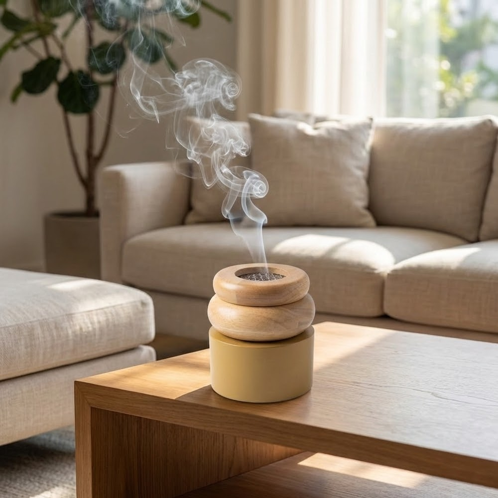 مبخر بتصميم خشبي