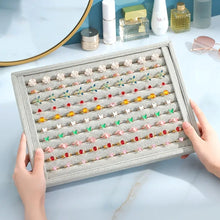 صينية لتنظيم المجوهرات مخمل