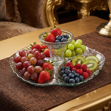 صينية تقديم زجاجي