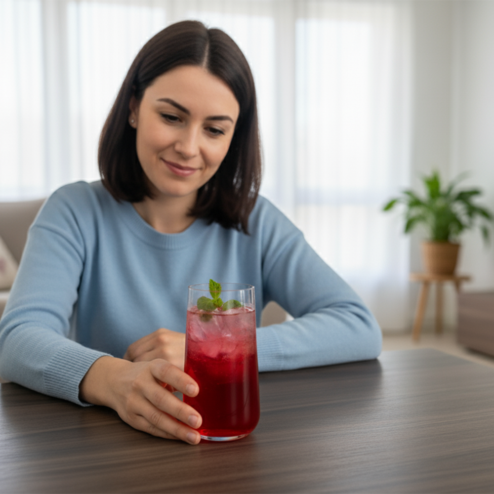 طقم أكواب زجاجية طويلة شفافة