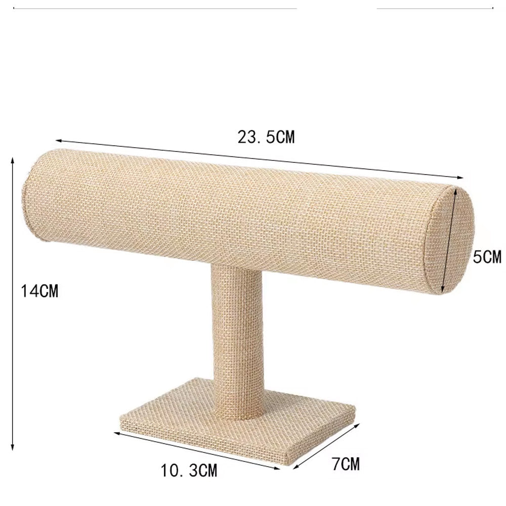 حامل عرض مجوهرات على شكل حرف T