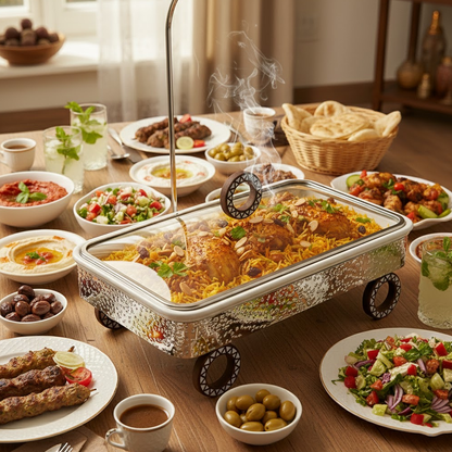 سخان طعام بغطاء زجاجي 3 لتر