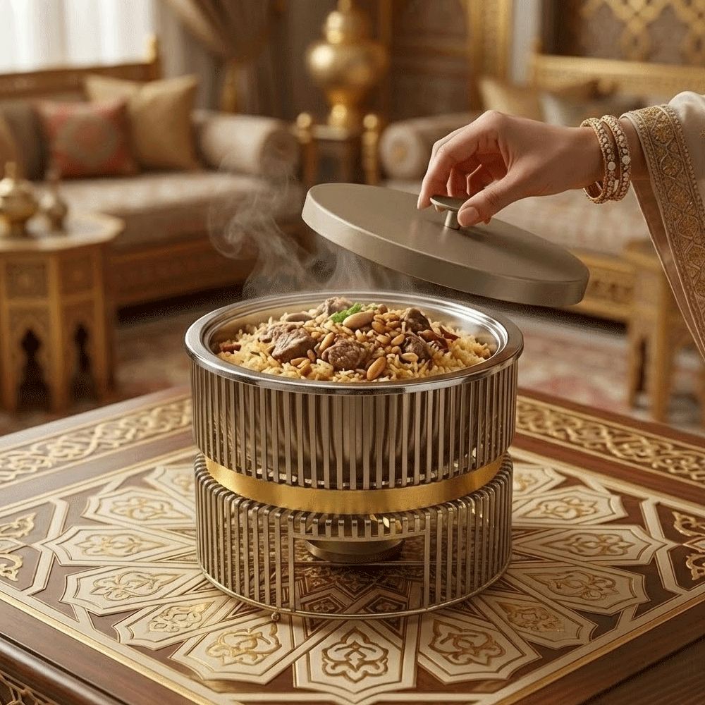 سخان طعام شبكي دائري