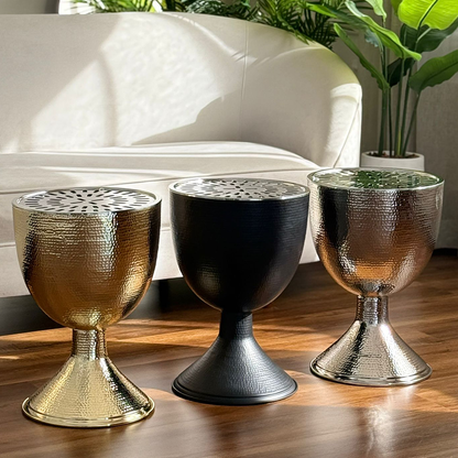 دوة و شواية معدنية على شكل كأس