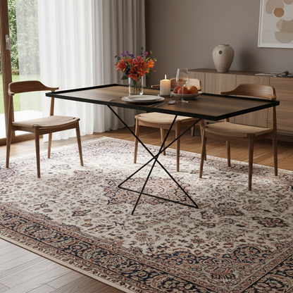 طاولة حديثة بتصميم معدني