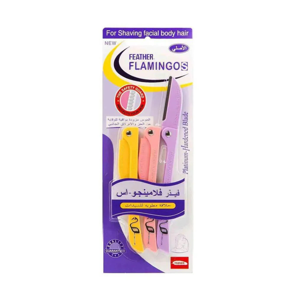 شفرات حلاقة فلامنجو للوجه والجسم