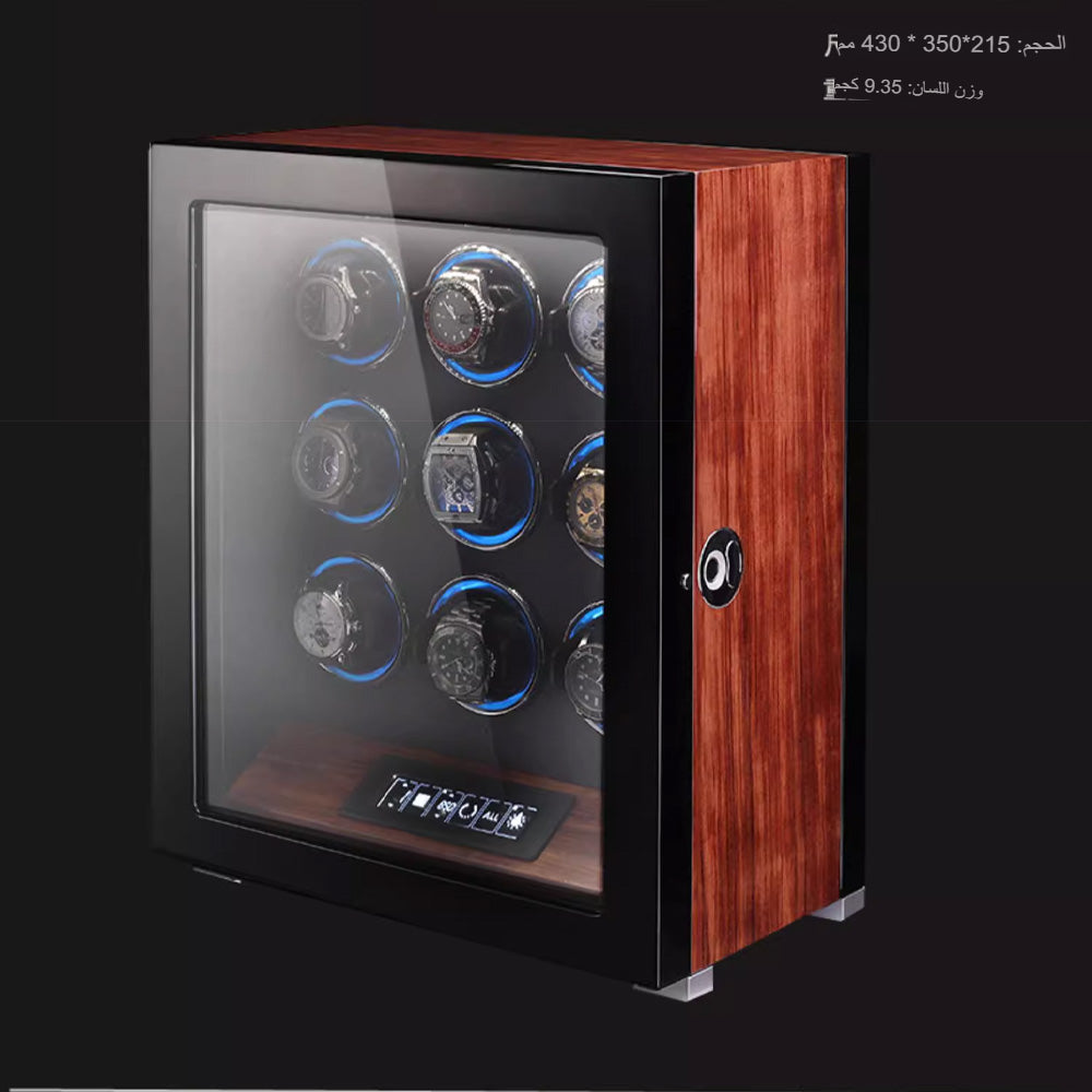 علبة لف ساعات فاخرة