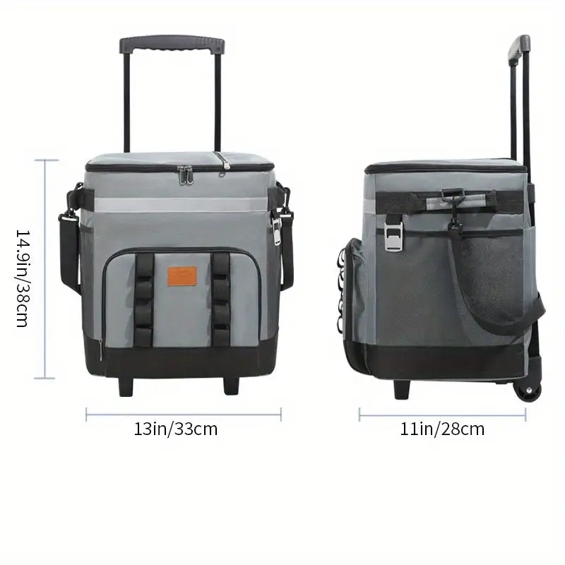 حقيبة مبرد بعجلات