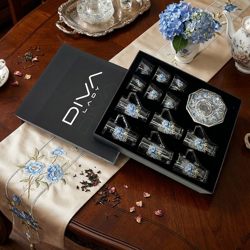 طقم استكانة وفنجان 18قطعة