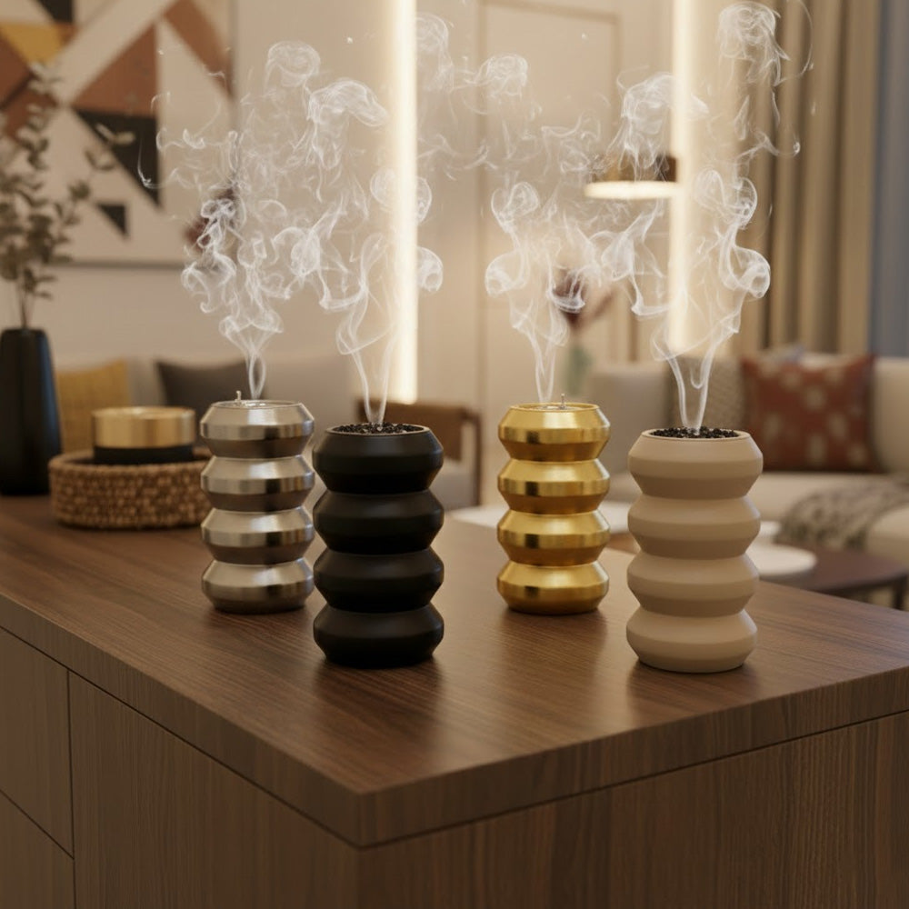 مبخرة عود مضلعة الشكل