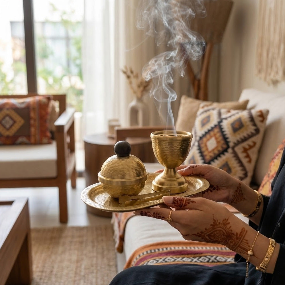 مجموعة مباخر - 4 قطع