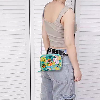 حقيبة كتف مطبوعة بسحّاب للأطفال