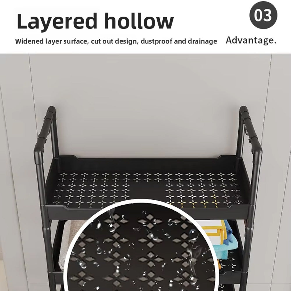 رفوف تخزين المراحيض