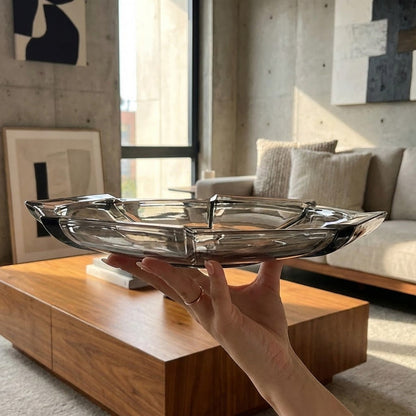 وعاء فاكهة كريستالي