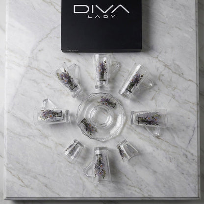 طقم استكانة وفنجان 18قطعة