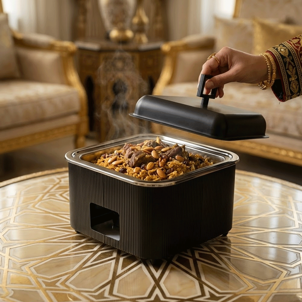 سخان طعام مربع ( 3لتر )