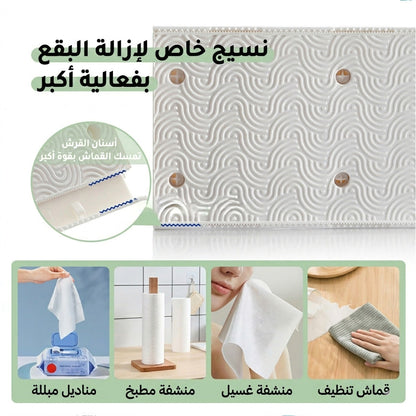 ممسحة قماش أوتوماتيكية بمشبك - أزرق