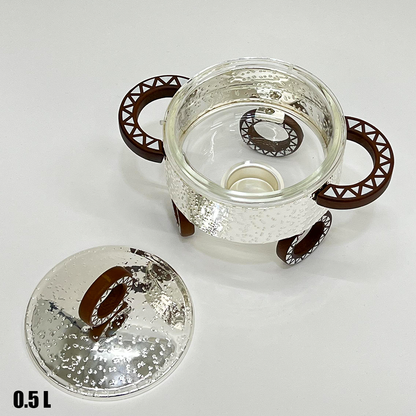 سخان طعام زجاجي صغير 0.5 لتر