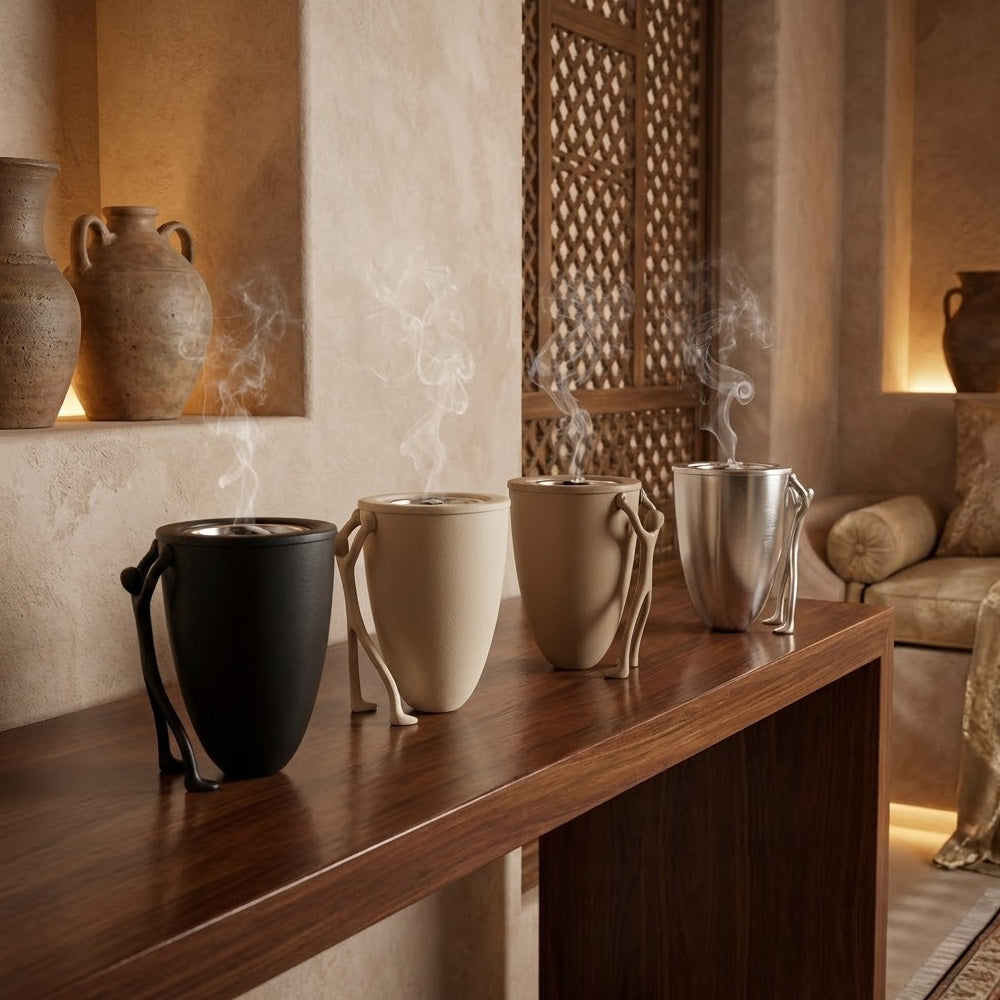 مبخرة بخور حديثة من الفولاذ