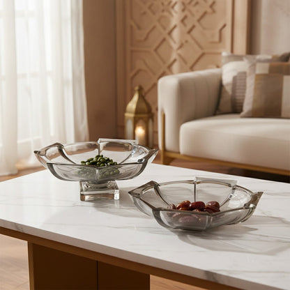 وعاء فواكه من الكريستال