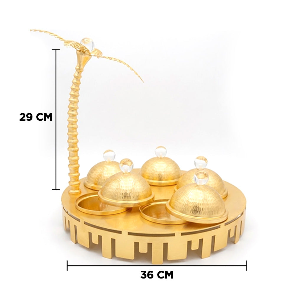 طقم تقديم مزخرف