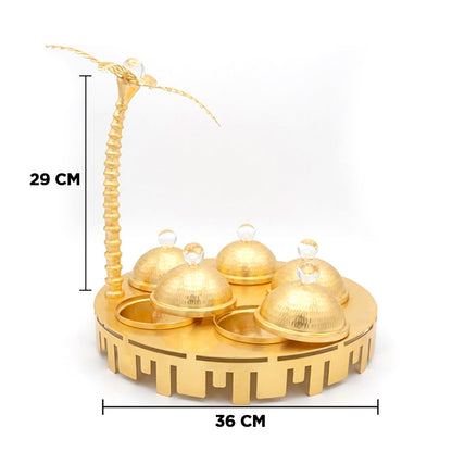 طقم تقديم مزخرف