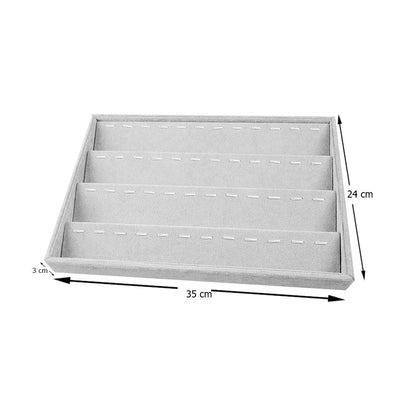 صينية تنظيم المجوهرات المخملية