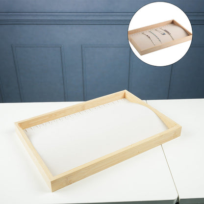 صينية عرض مجوهرات جديدة من الخيزران