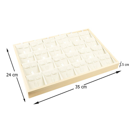 صندوق تخزين المجوهرات، رف عرض مجوهرات مكون من 18 شبكة