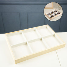 صينية تخزين المجوهرات للقلائد والأقراط والأساور