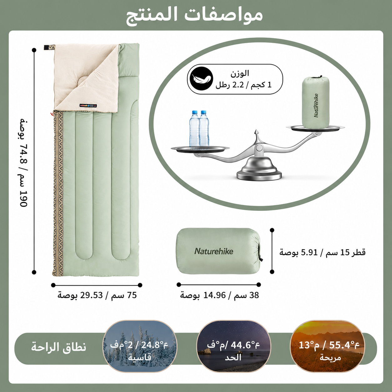 كيس نوم محمول