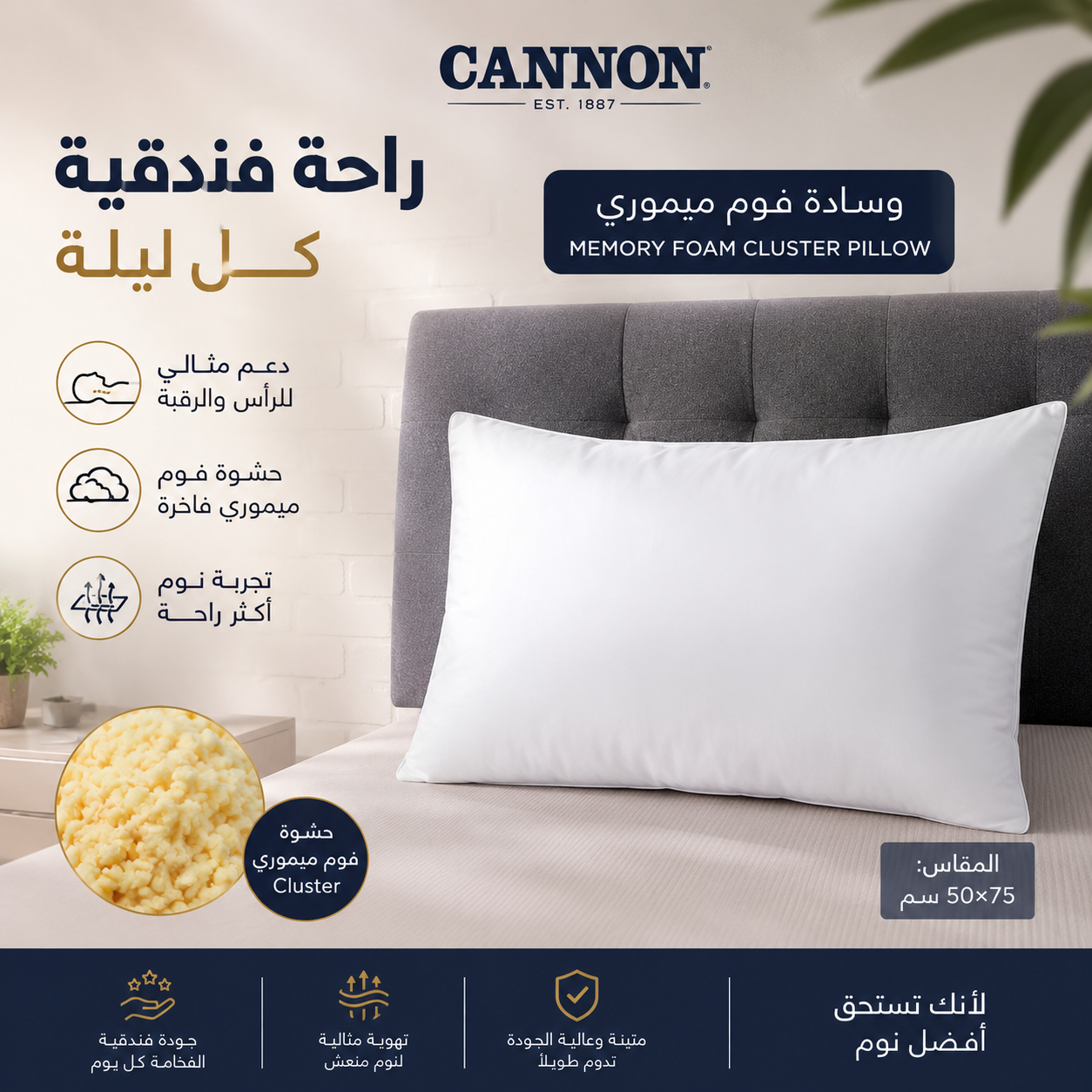 مخدة كانون بقطع الفرم
