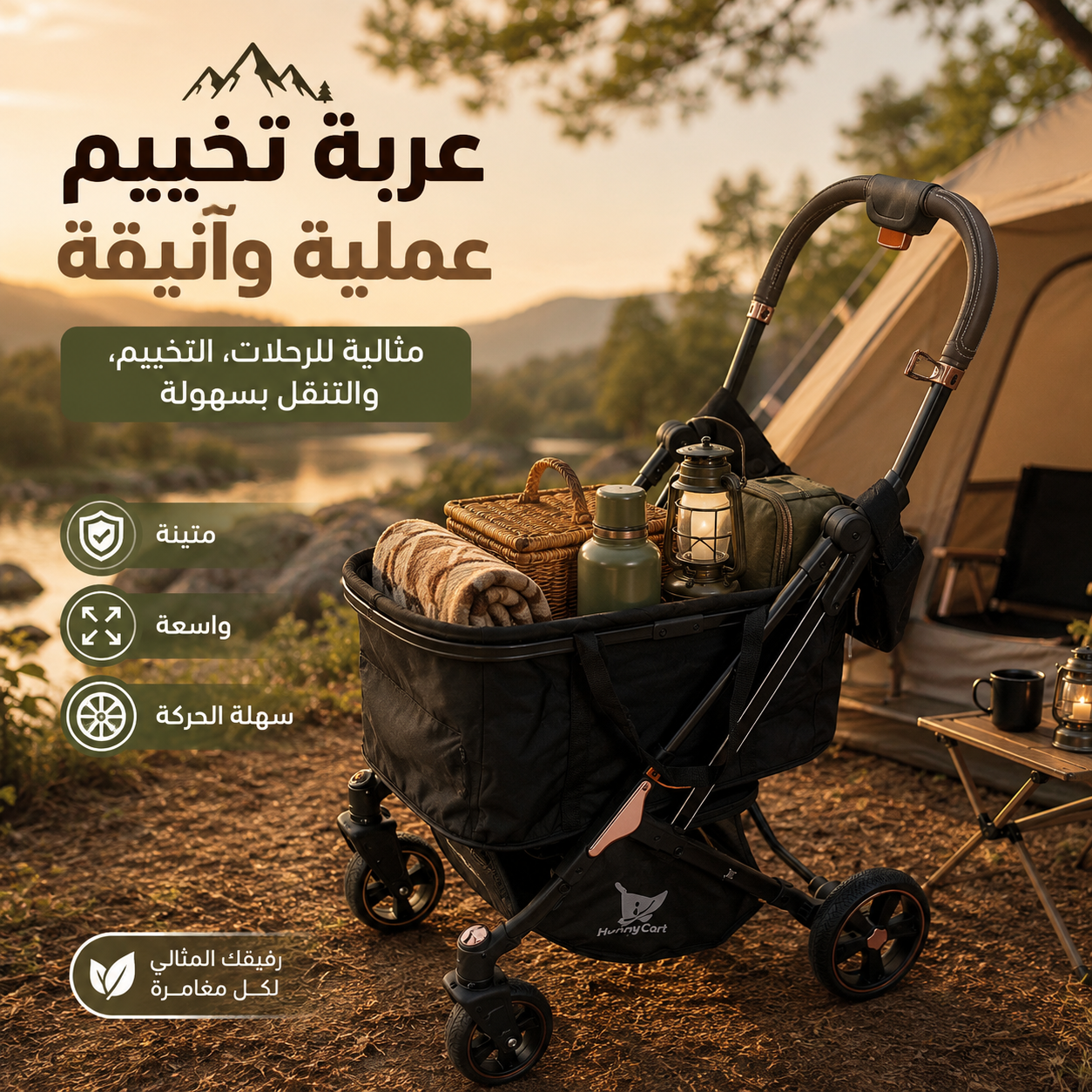 عربه تسوق اسود