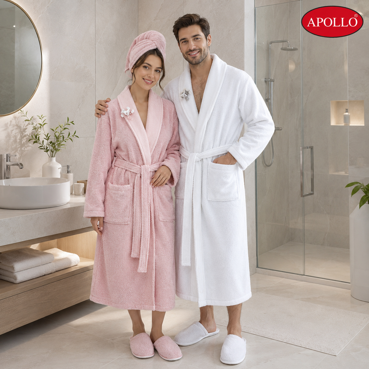 روب حمام قطن 6ق