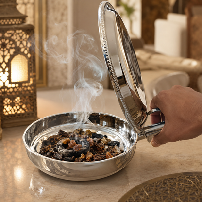 وعاء متعدد الأغراض مزود بغطاء ومقبض - وسط