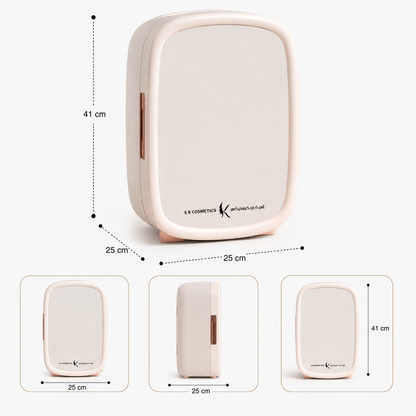 SK Cosmetics Skincare Fridge 12 Liter / Off White