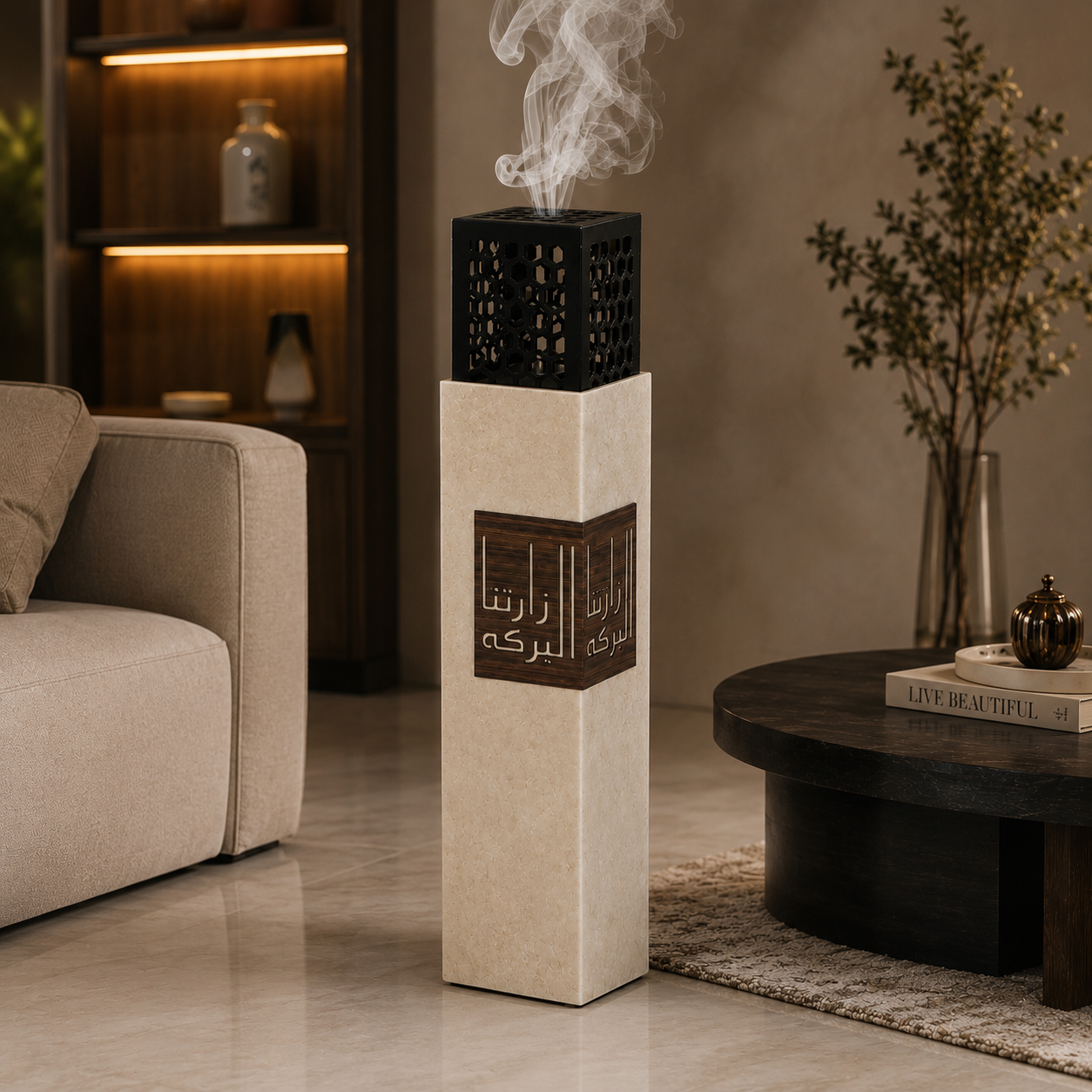 مبخر عامودي رخام