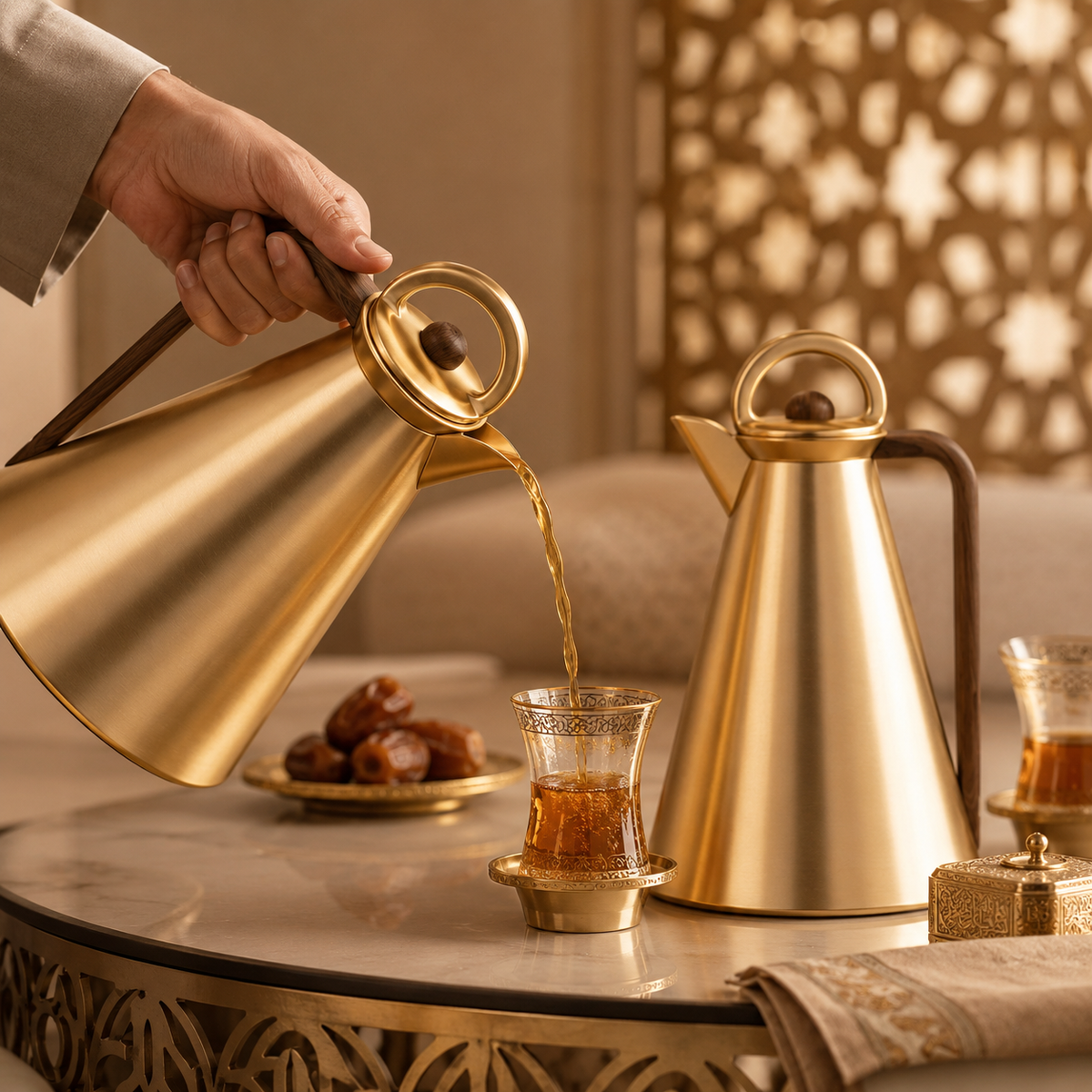 طقم مطارات رحاب 2 قطعة 1 لتر