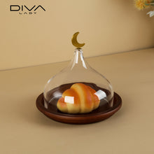 حامل كيك بغطاء فاخر