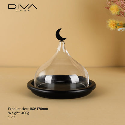 حامل كيك بغطاء فاخر