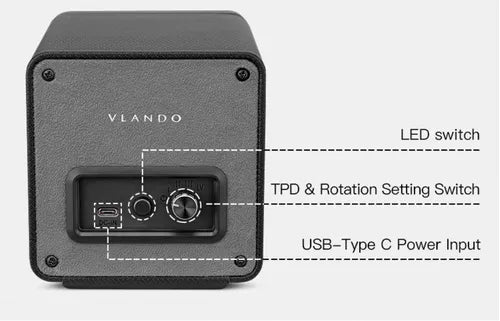 صندوق ساعة من الجلد دوران تلقائي