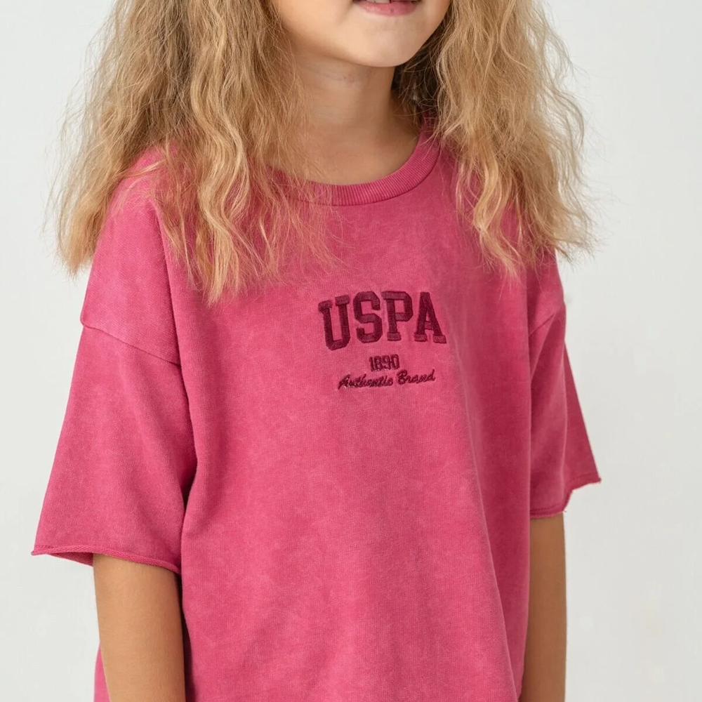 طقم اطفال بناتي U.S POLO