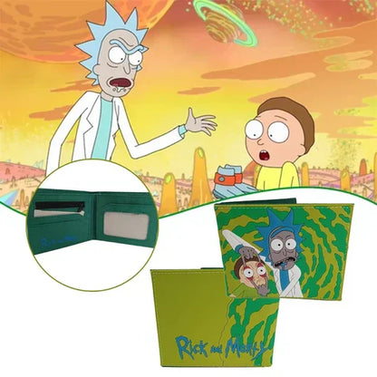 محفظة جلدية صدمت ريك ومورتي 11