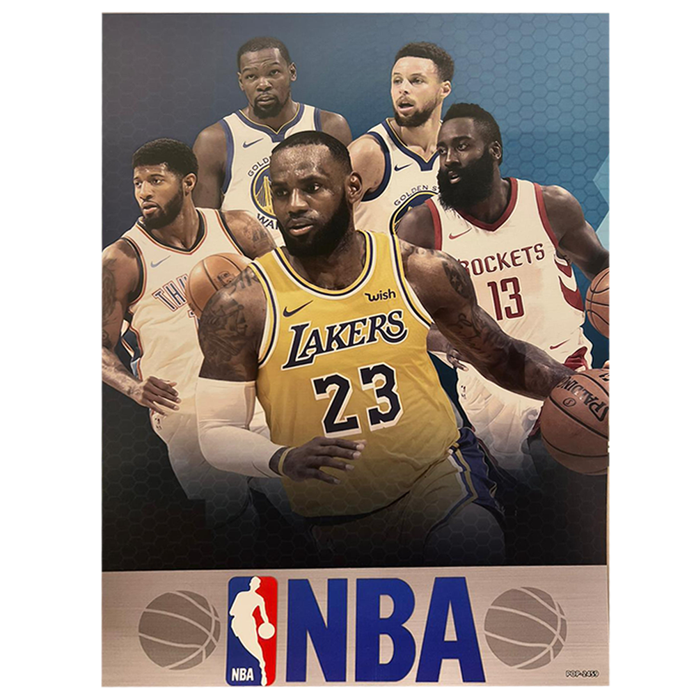 بوستر نجوم دوري (8 بوسترات متنوعة) NBA - تصميم مميز للاعبين الأسطوريين