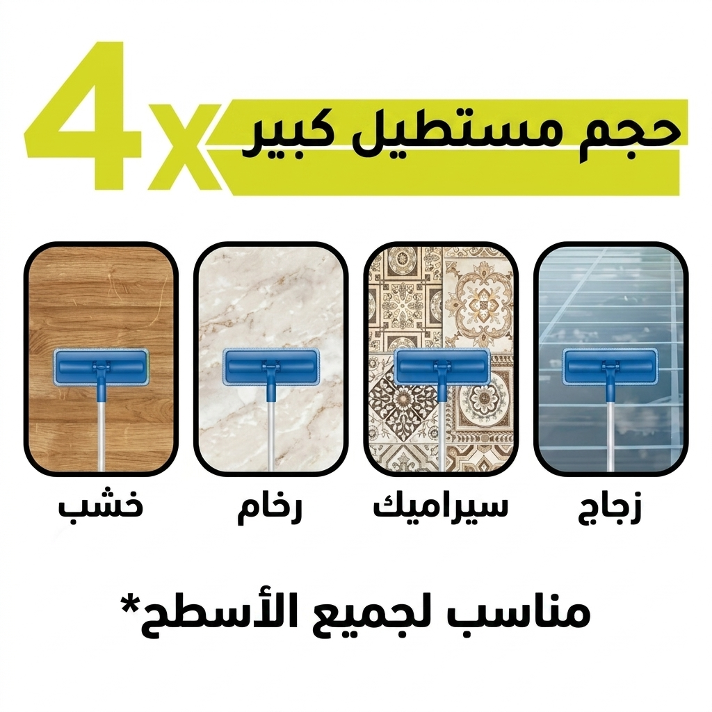 مناديل تنظيف الأرضيات برائحة الليمون