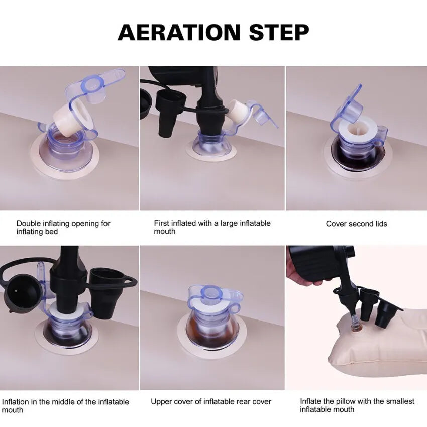 مرتبة هوائية محمولة للسيارة والسفر