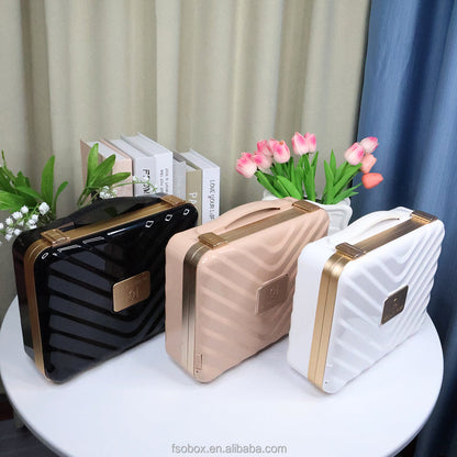 حقيبة مكياج مضيئة - مرآة بإضاءة LED