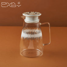 دولكة زجاج بغطاء مصدف