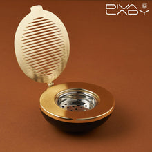 مبخرة دائرية بغطاء مزخرف